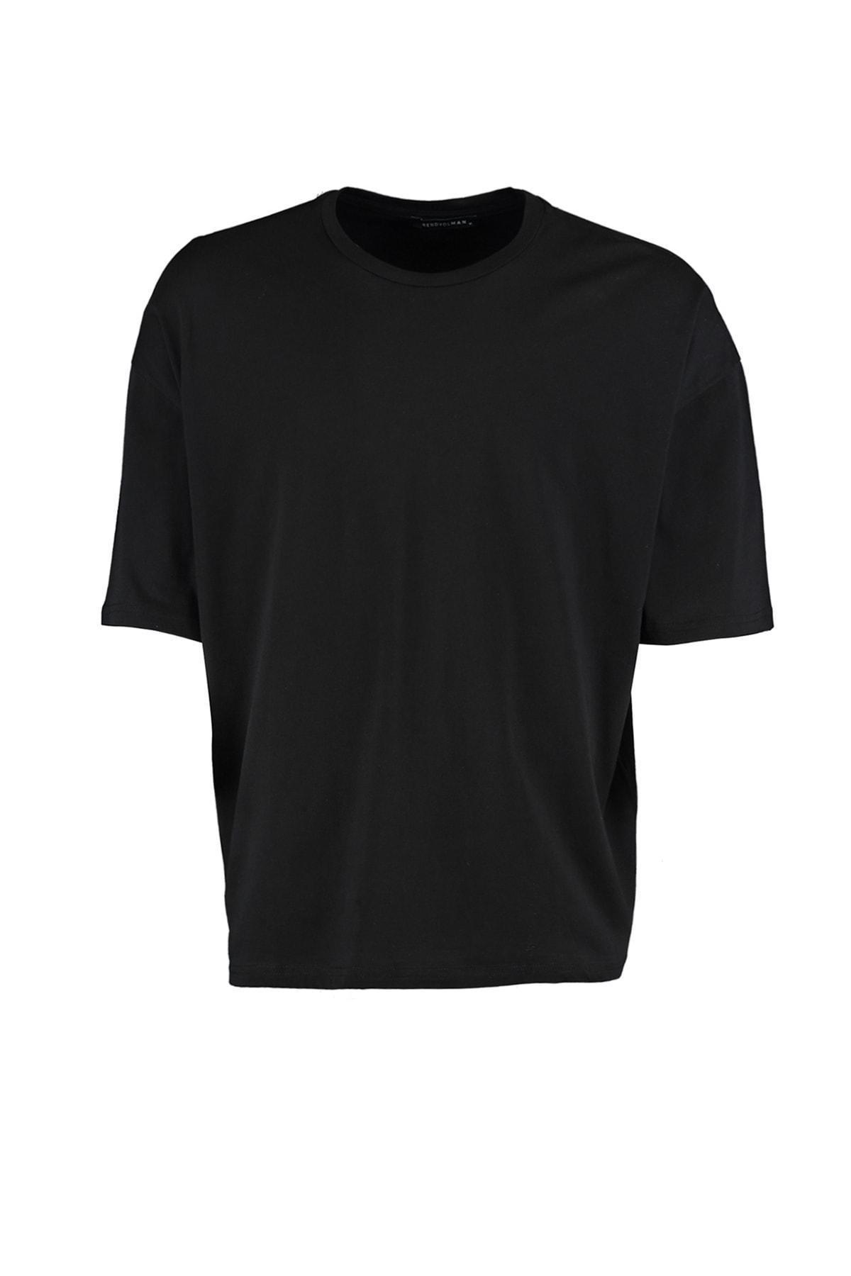 Trendyol - Black Oversize T-Shirt