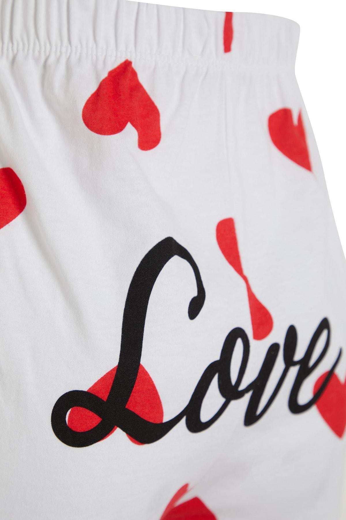 Multicolour Heart Pajama Set, , large image number 8