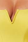 Trendyol - Yellow Plain Swimsuit