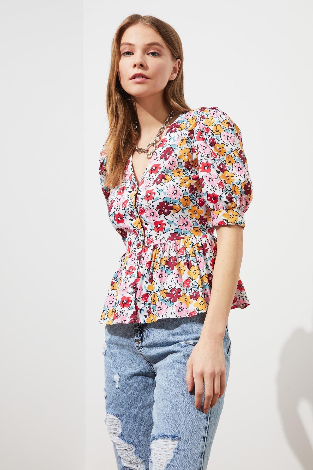 Multicolour Fitted Shirt, Multicolor, medium