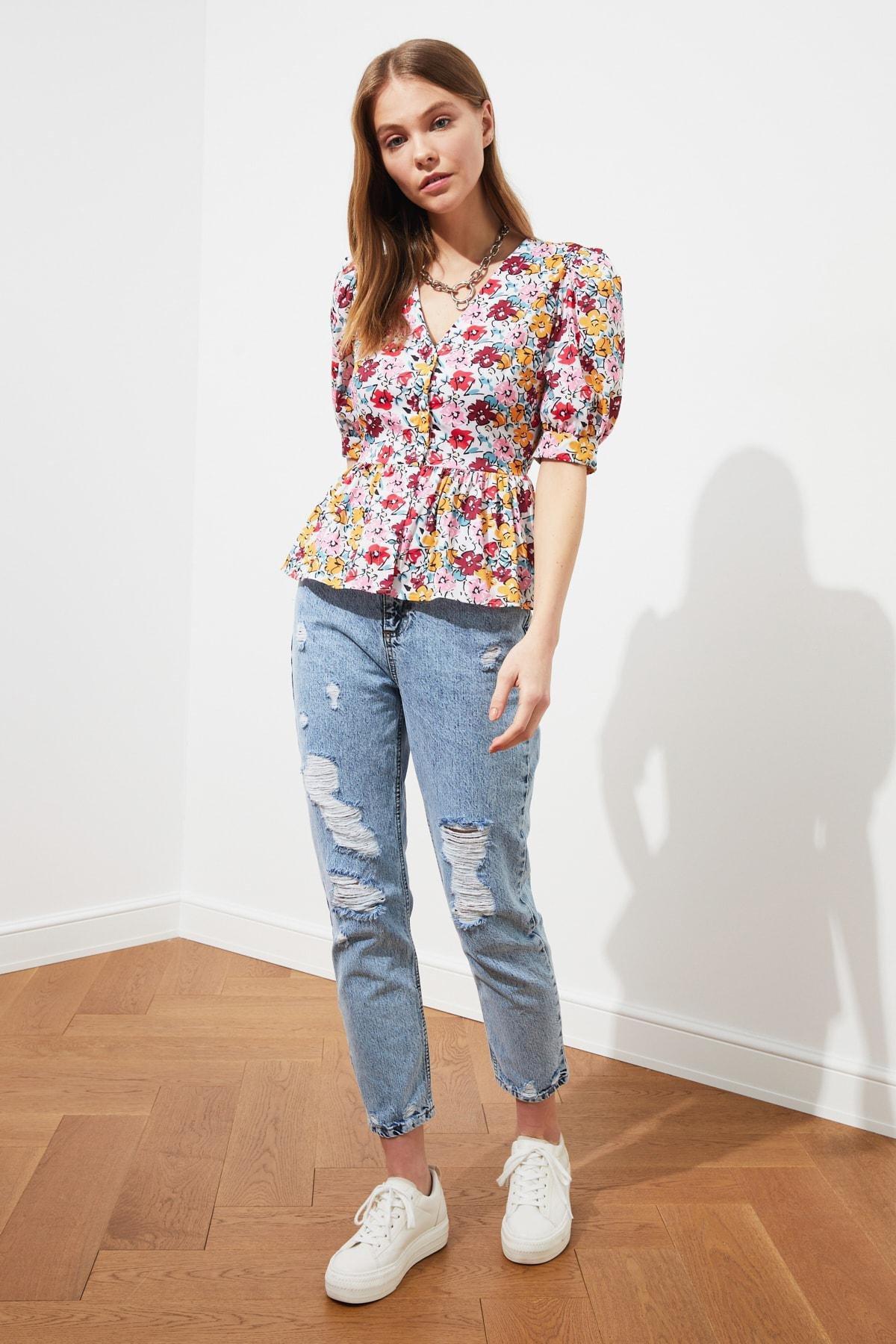 Multicolour Fitted Shirt, Multicolor, large image number 2