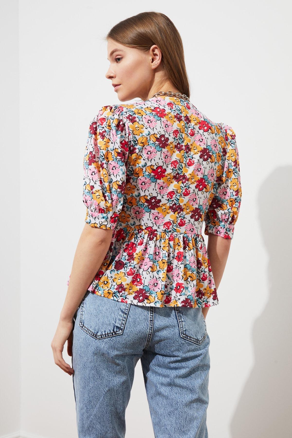 Multicolour Fitted Shirt, Multicolor, large image number 4