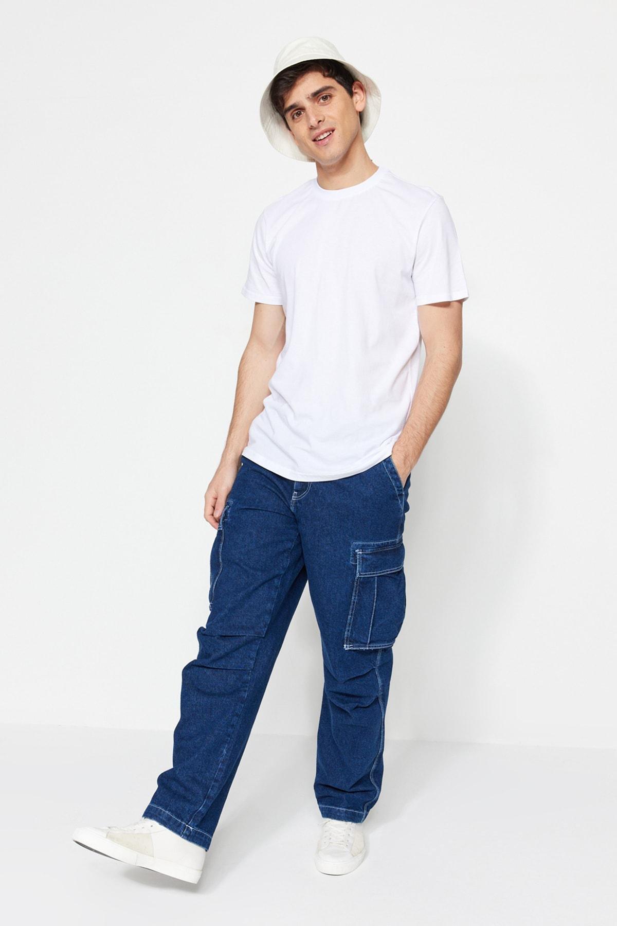 White Crew Neck T-Shirt, , large image number 2