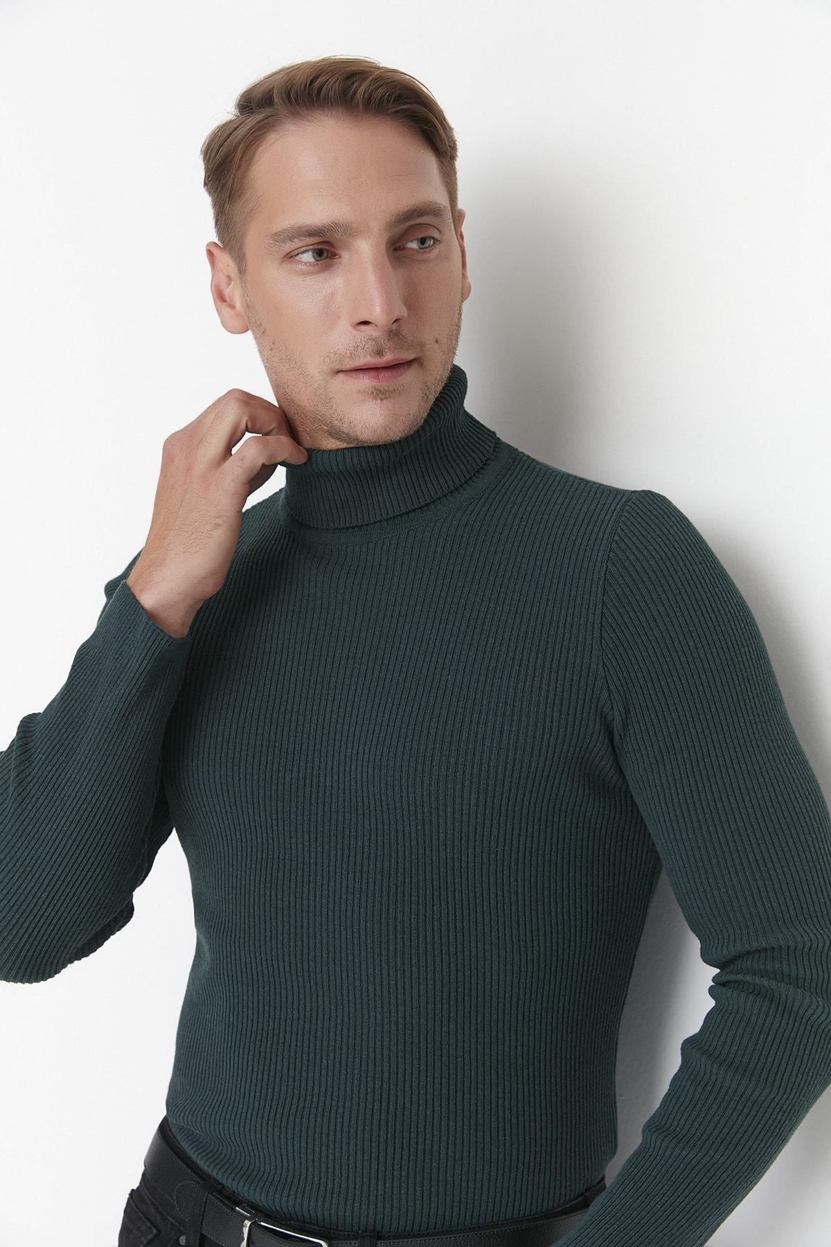 Green Fitted Sweater, , large image number 2