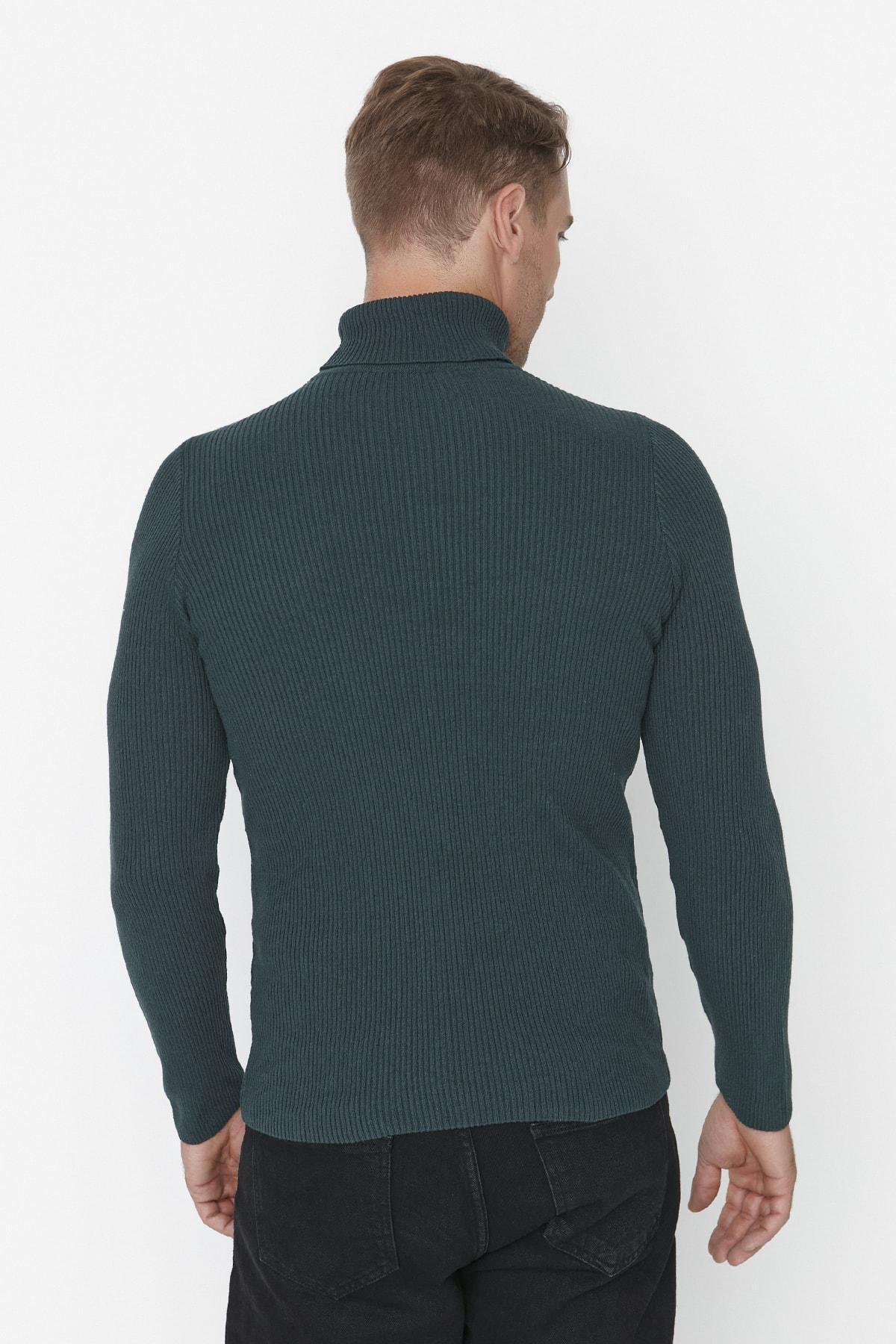 Green Fitted Sweater, , large image number 4