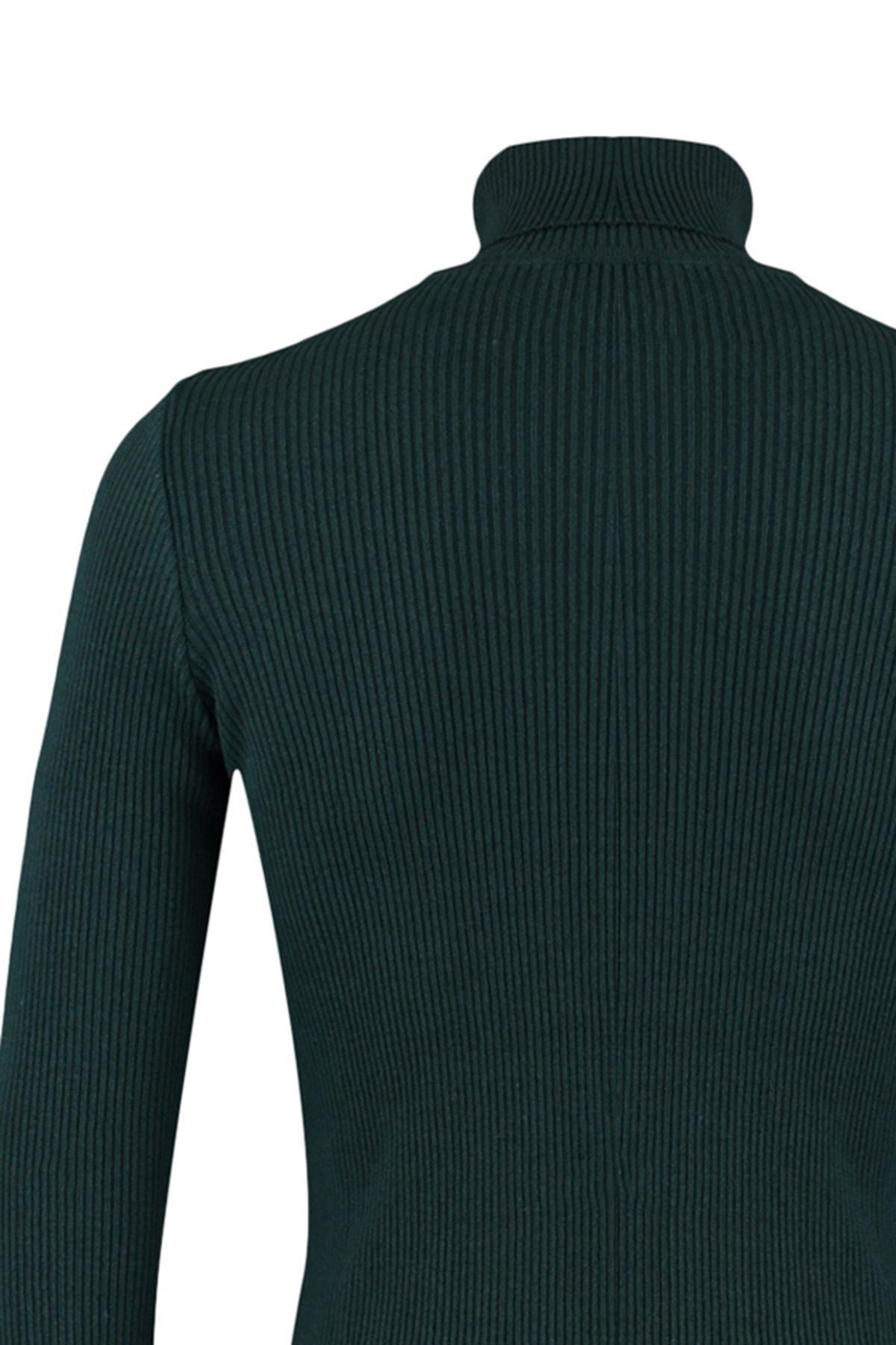 Green Fitted Sweater, , large image number 7