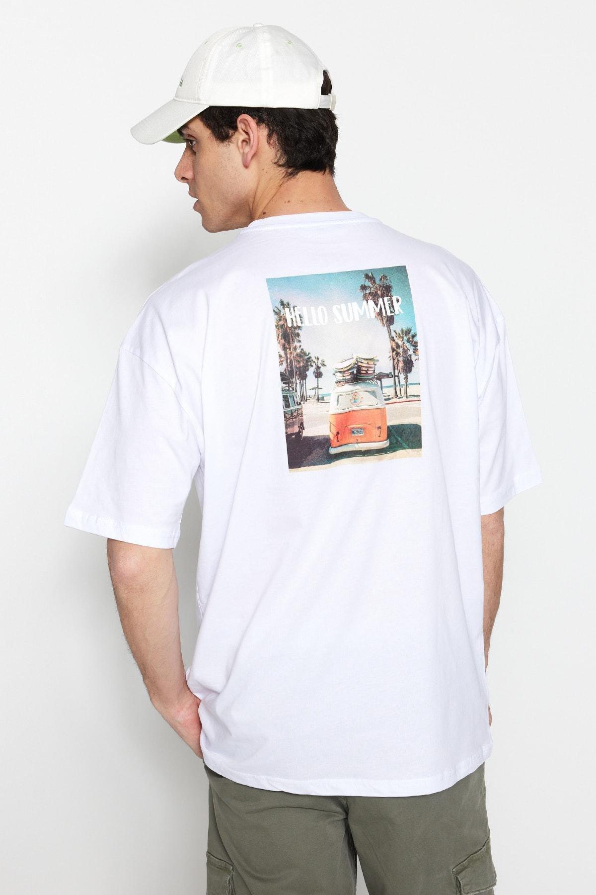 White Regular Tshirt, , large image number 1