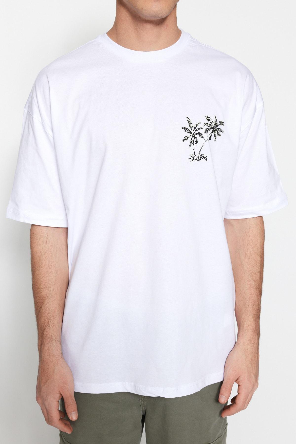 White Regular Tshirt, , large image number 3