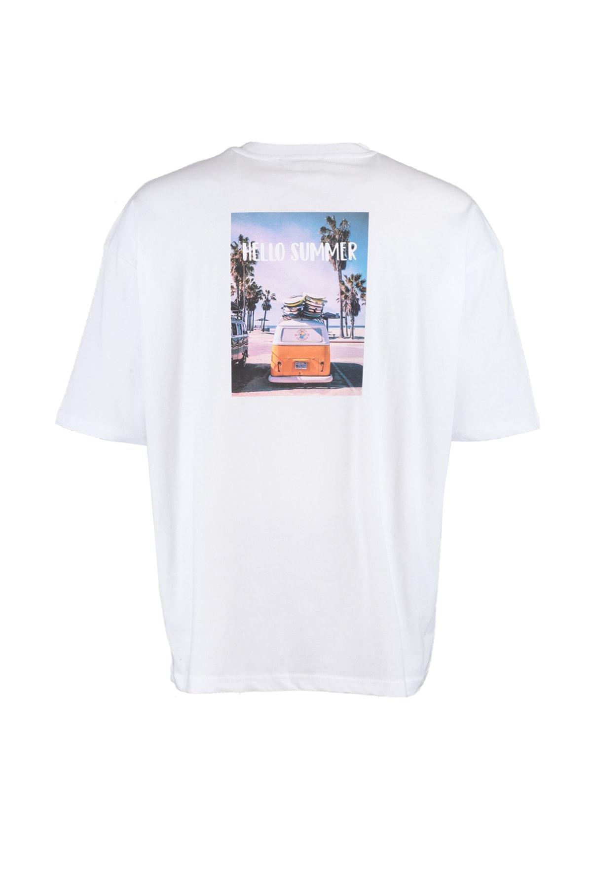 White Regular Tshirt, , large image number 6
