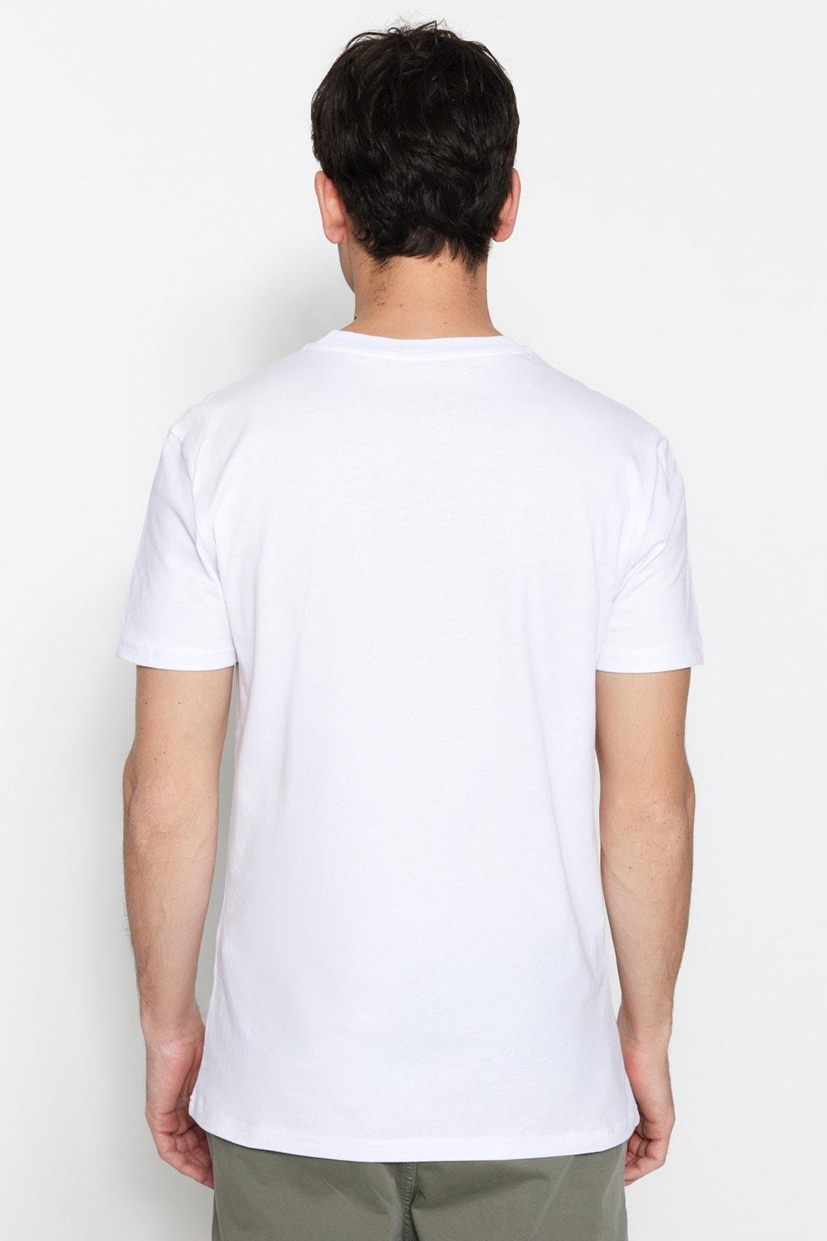 White Regular Tshirt, , large image number 10