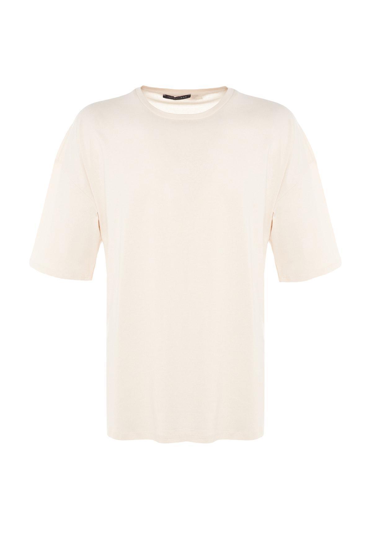 Beige Printed T-Shirt, Beige, large image number 8
