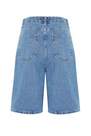 Trendyol - Blue High Waist Shorts