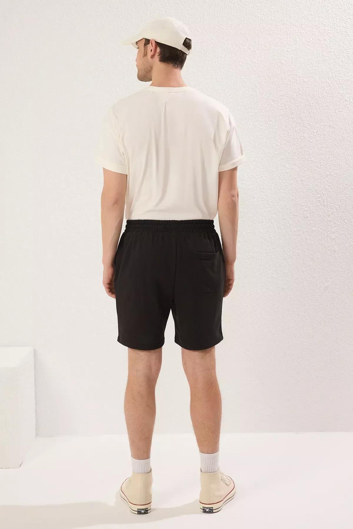 Black-Dry Rose Straight Shorts Set, C101_4623, large image number 7