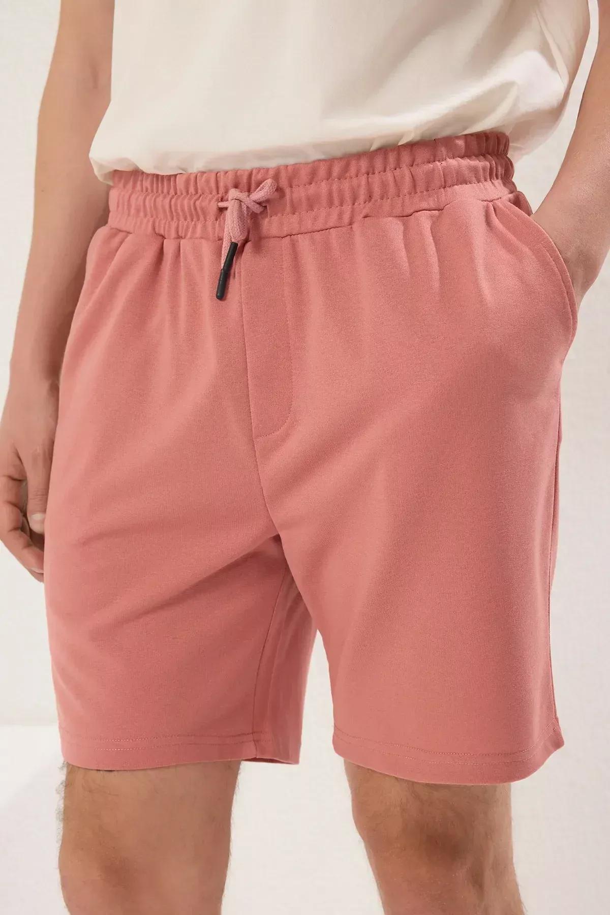Black-Dry Rose Straight Shorts Set, C101_4623, large image number 8