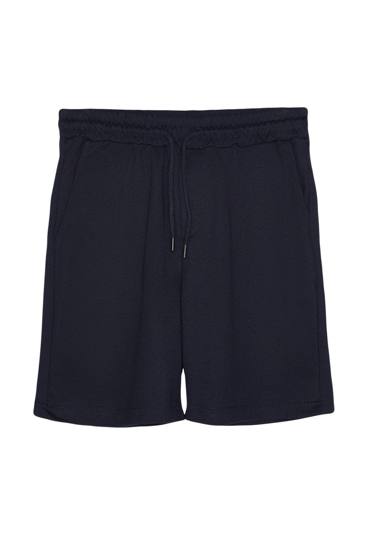 Trendyol - Multicolour Mid-Waist Shorts, Set Of 2