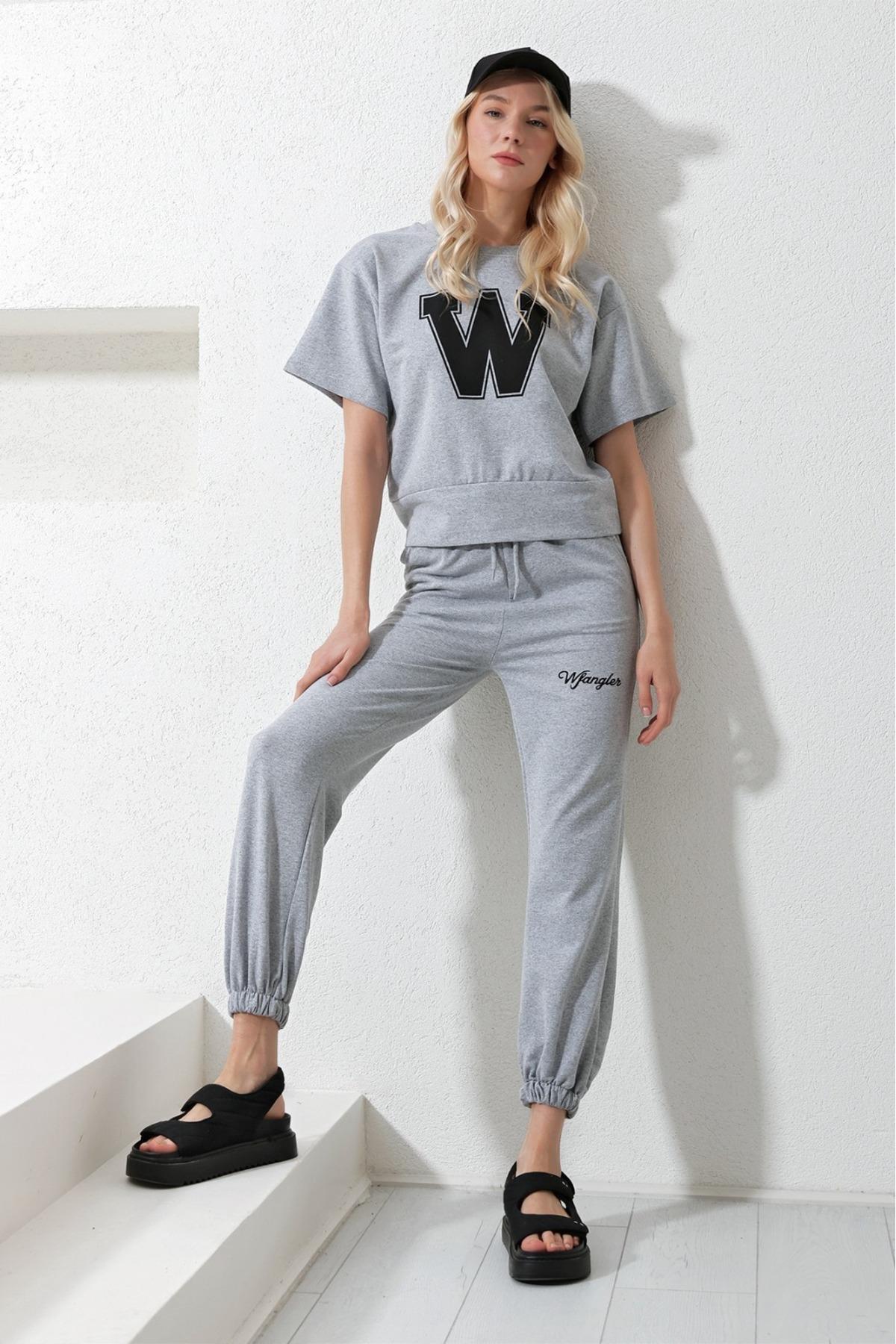 Grey Crew Neck Sweatsuit, , large image number 1