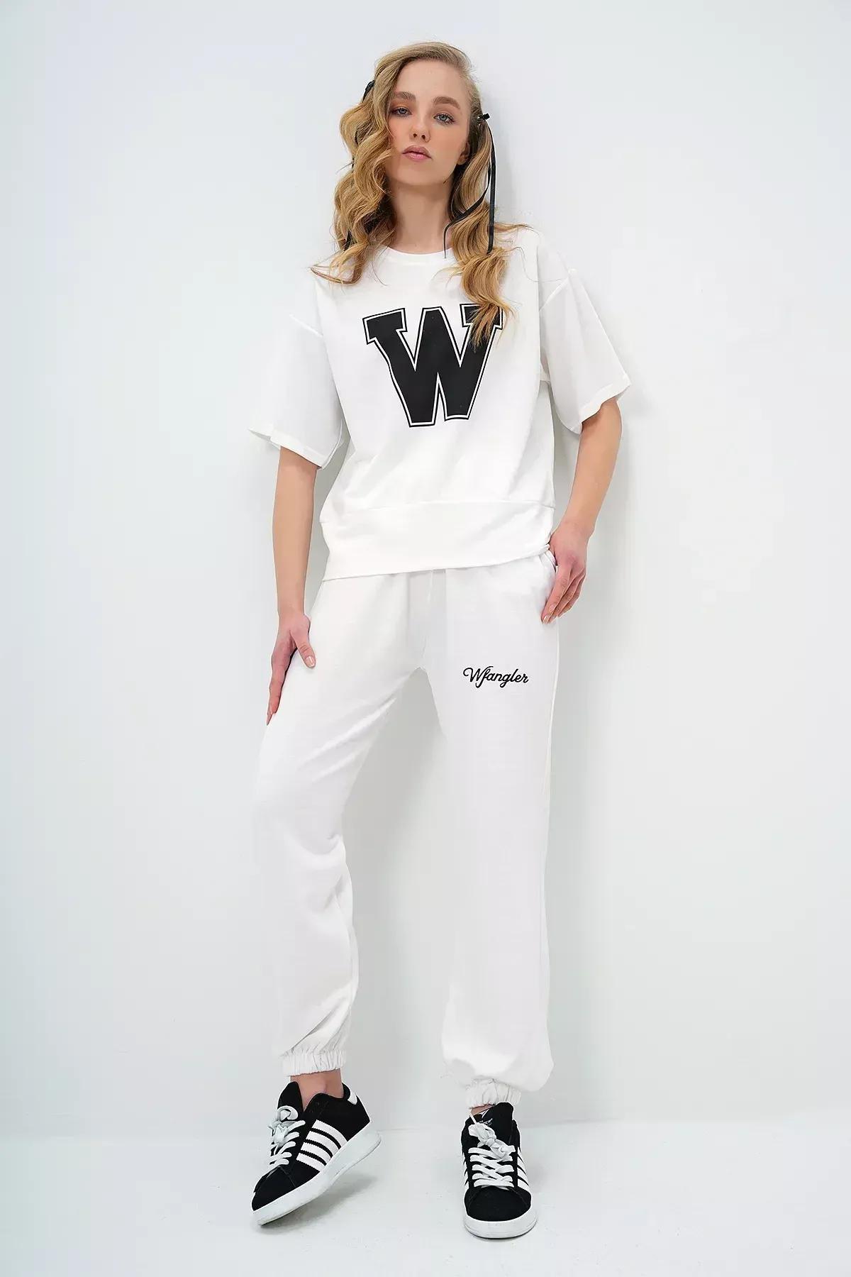 Cream Crew Neck Sweatshirt, Ecru, large image number 2