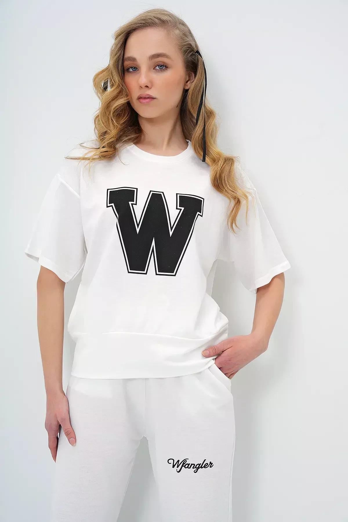 Cream Crew Neck Sweatshirt, Ecru, large image number 4