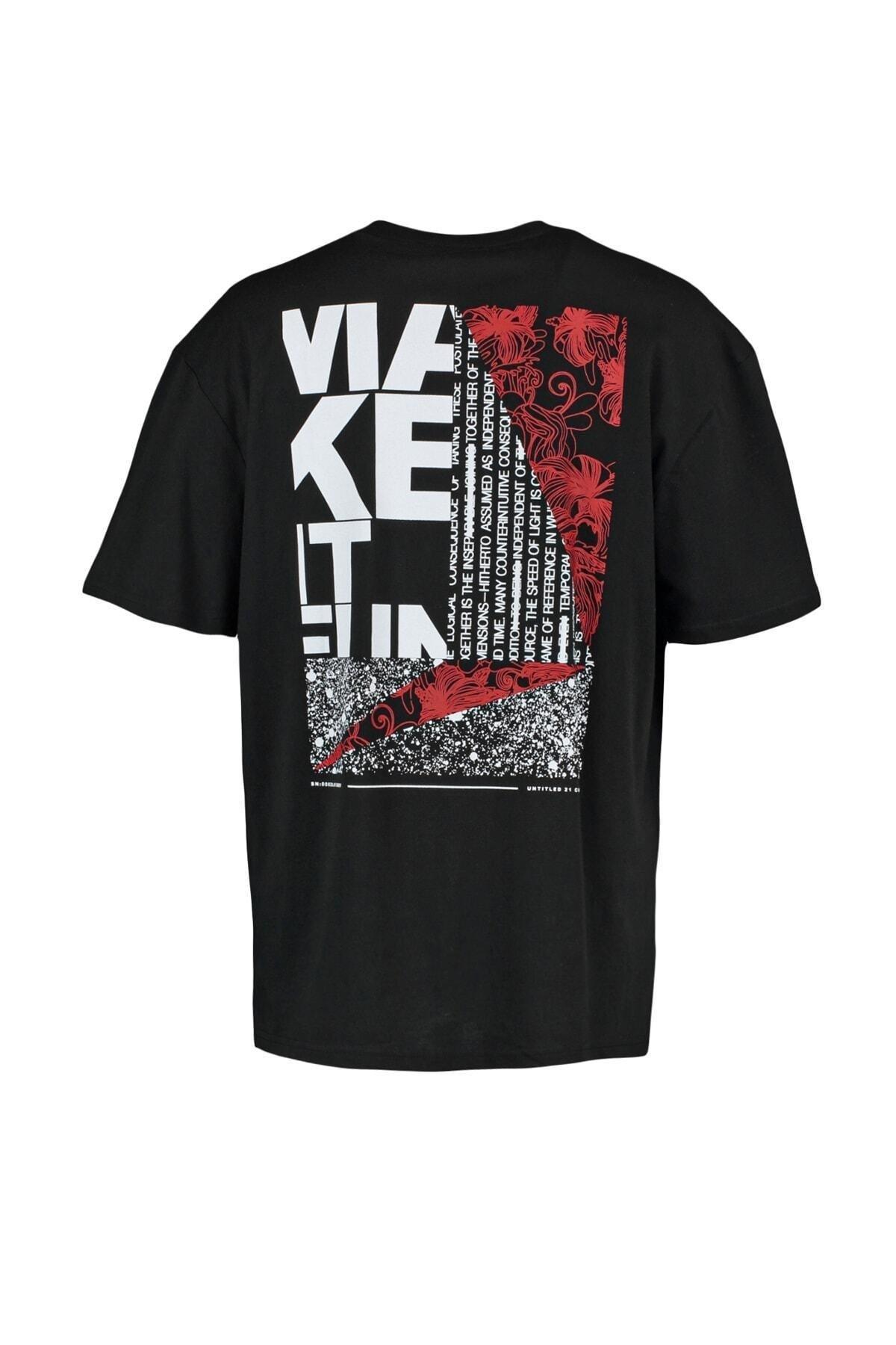 Black Relaxed Tshirt, , large image number 5