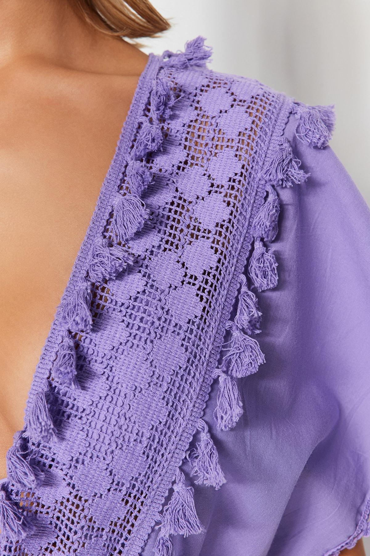 Purple Smock Dress, , large image number 3