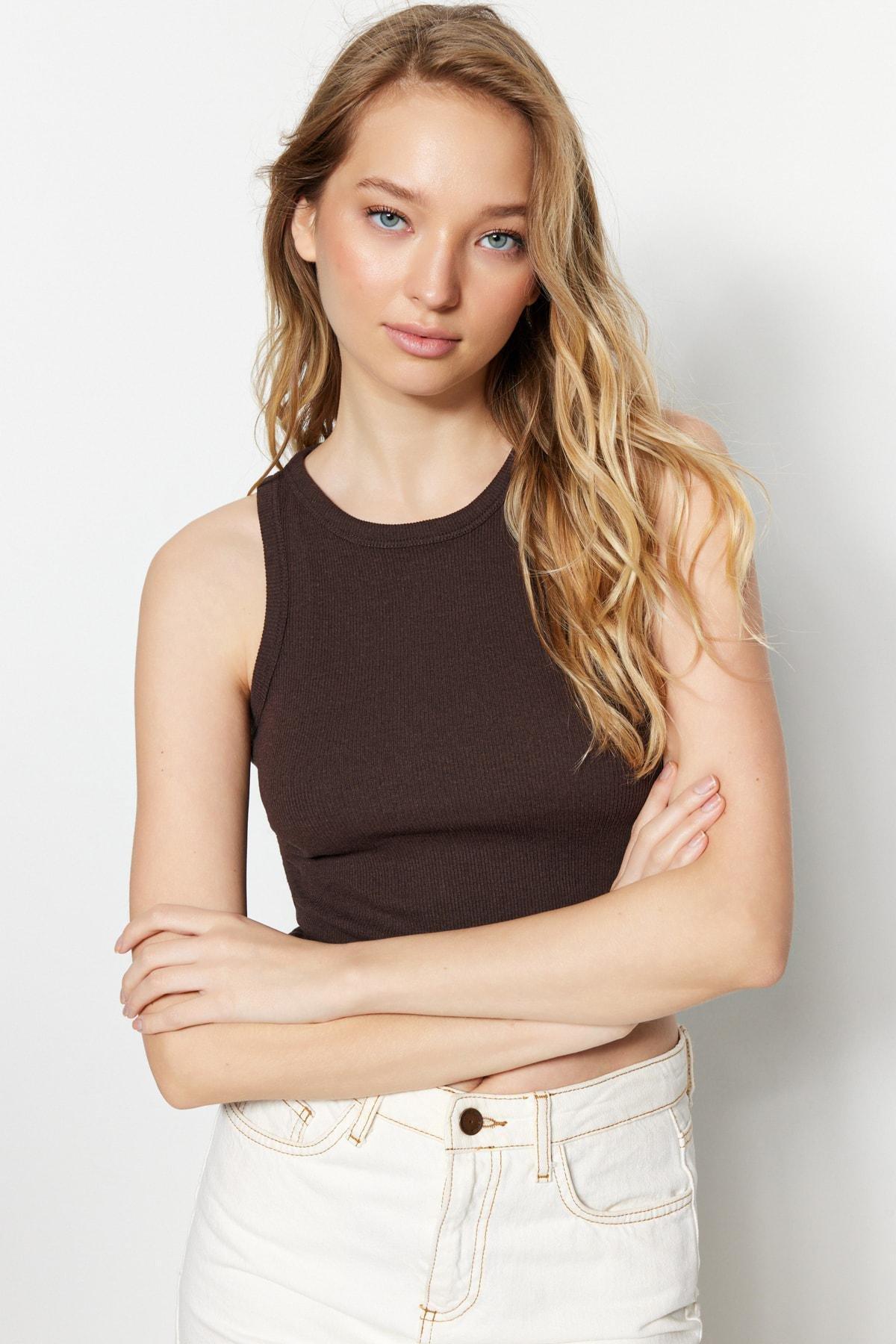 Multicolour Slim Halter Neck Tank Top, Set Of 2, , large image number 3