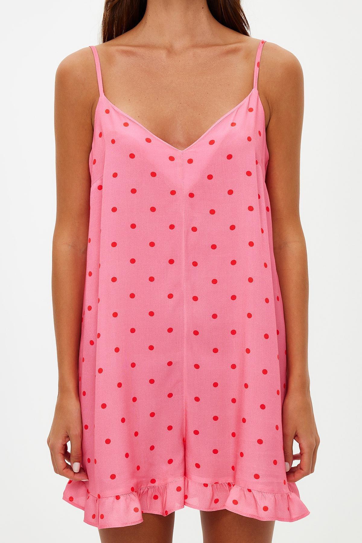 Pink Polka Dot Jumpsuit, , large image number 4