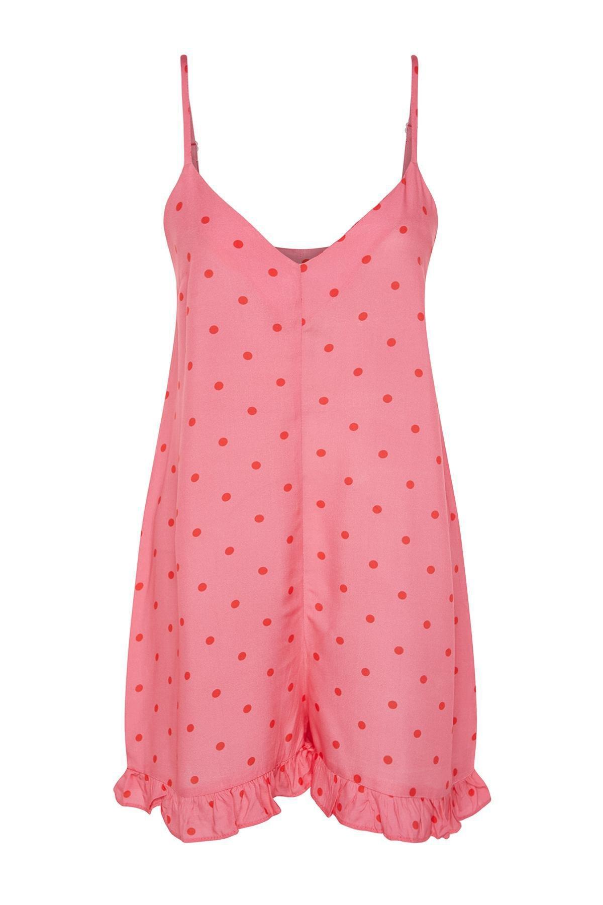 Pink Polka Dot Jumpsuit, , large image number 5