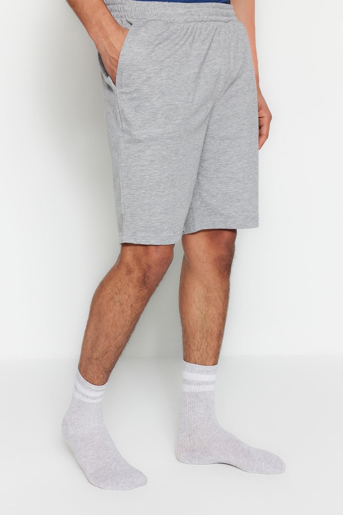 Blue Printed Boat Neck Pajama Set, Blue, large image number 6