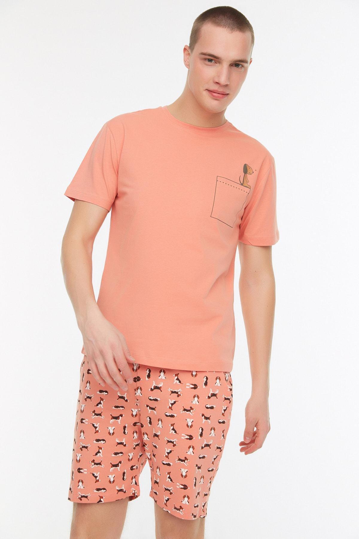 Pink Graphic Pyjama Set, , large image number 0
