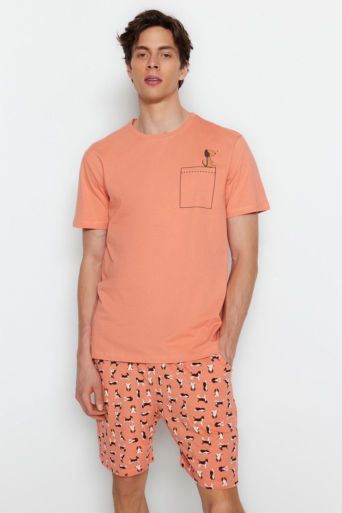 Pink Graphic Pyjama Set, , large image number 2