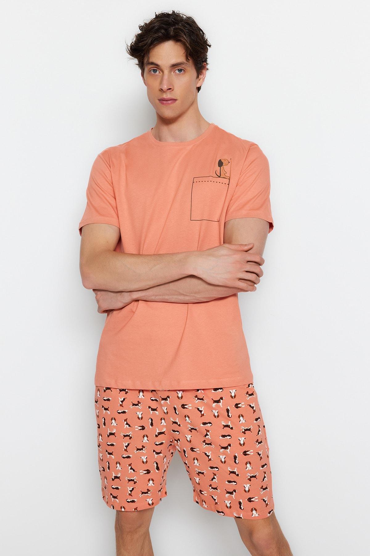Pink Graphic Pyjama Set, , large image number 3