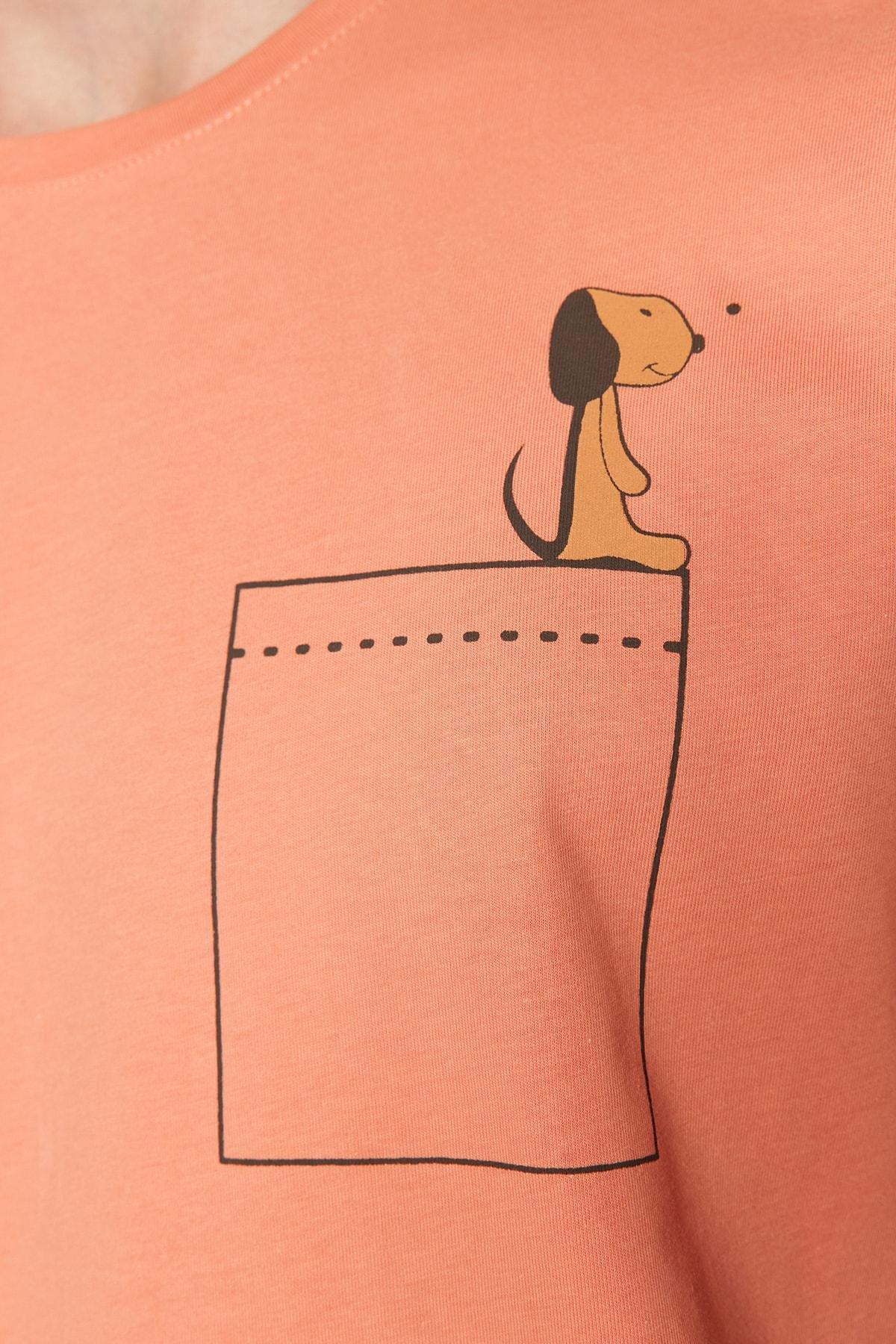 Pink Graphic Pyjama Set, , large image number 4