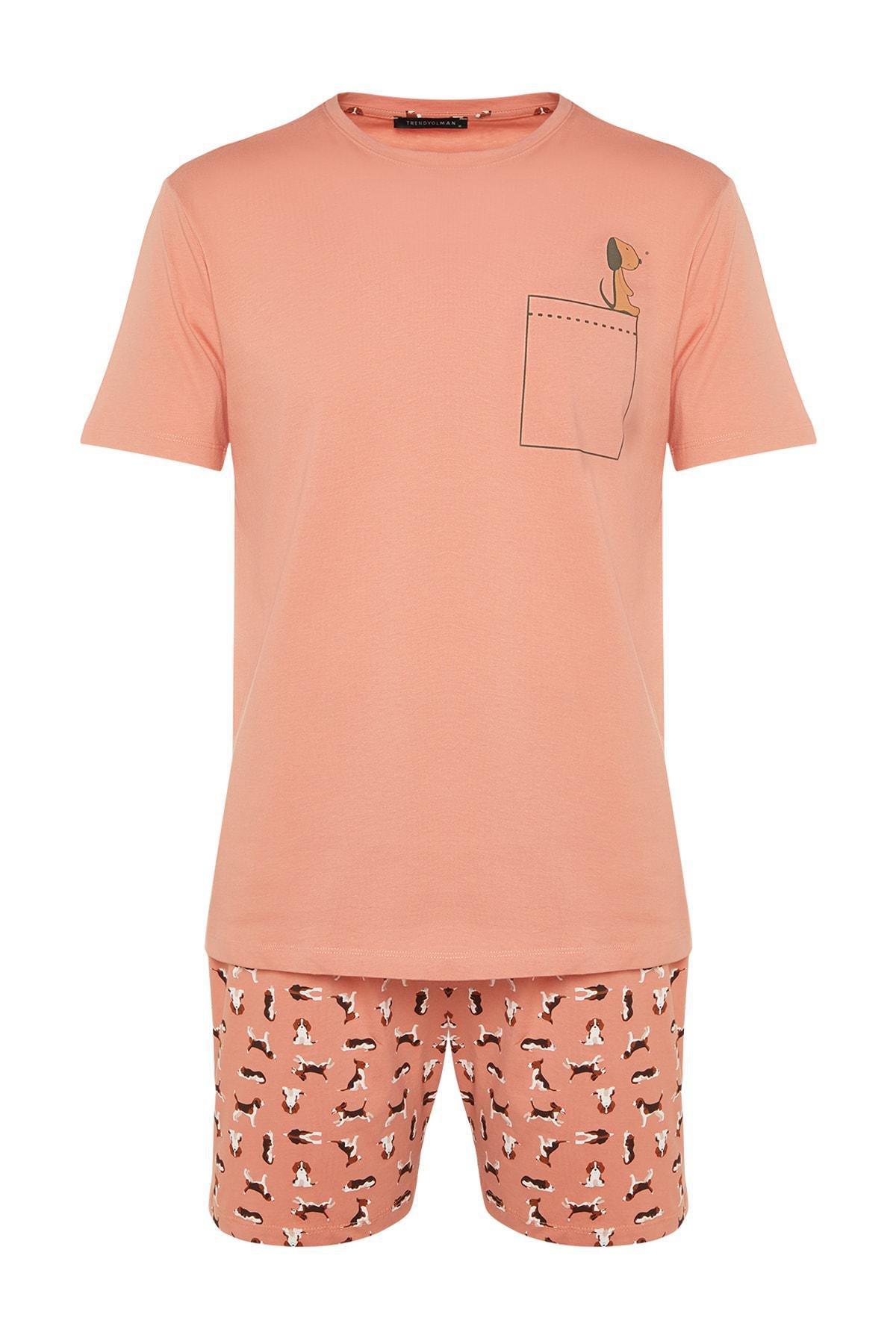 Pink Graphic Pyjama Set, , large image number 5