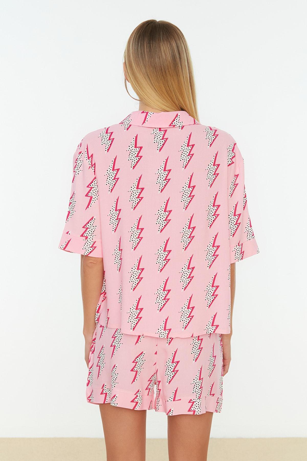 Multicolour Plain Pajama Set, , large image number 4