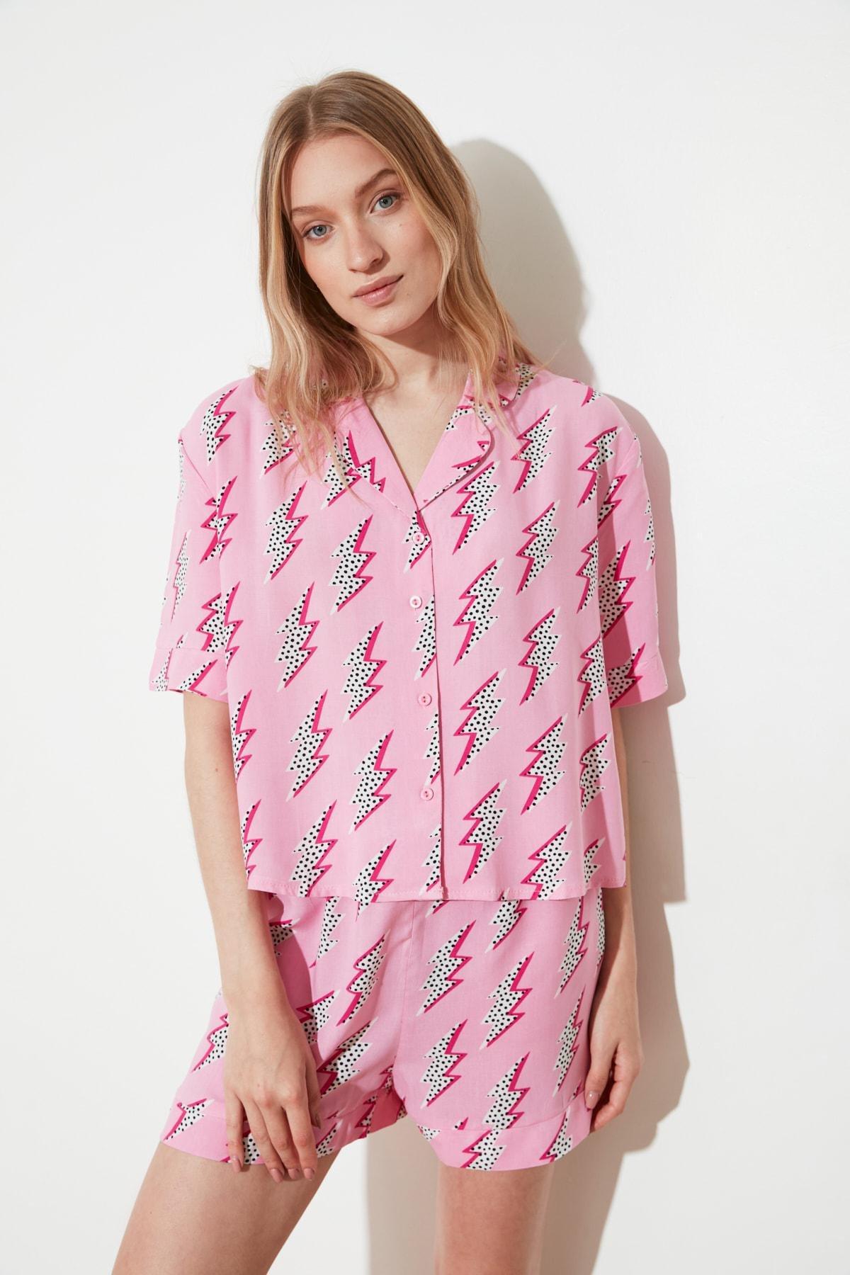 Multicolour Plain Pajama Set, , large image number 7