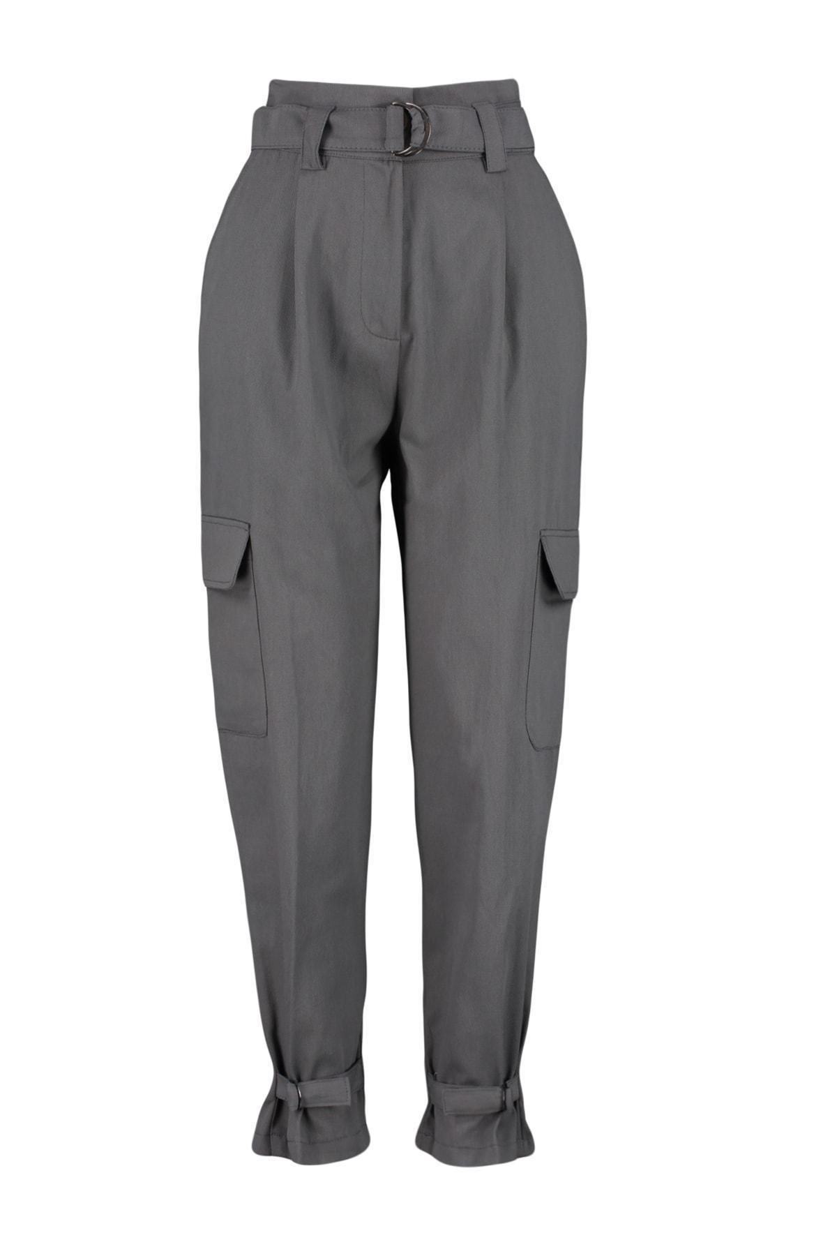 Grey Cargo Pants, , large image number 5