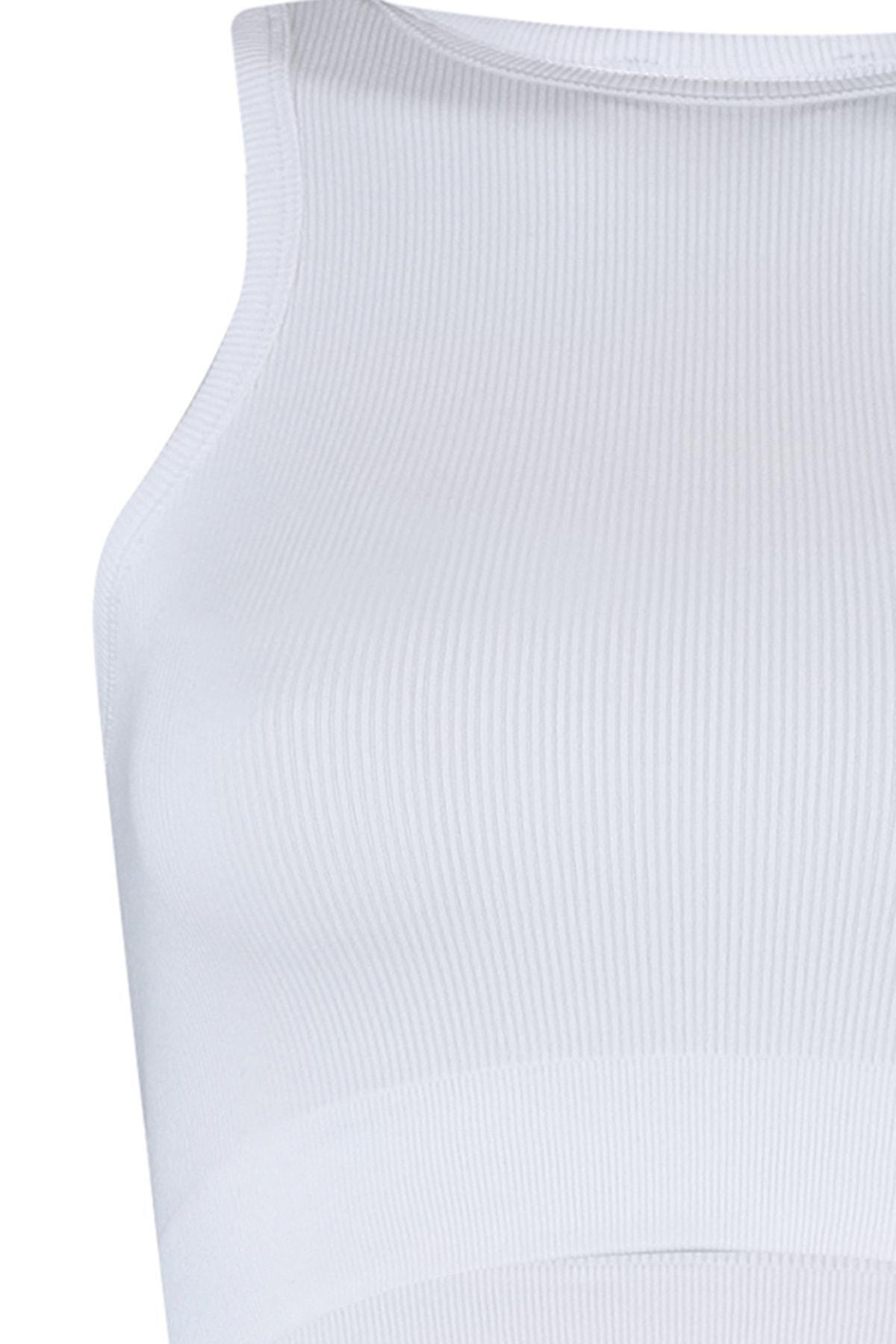 Trendyol - White Plain Sports Bra