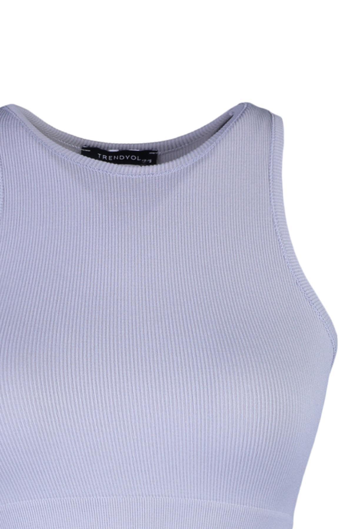 Grey Halterneck Sports Bra, , large image number 11
