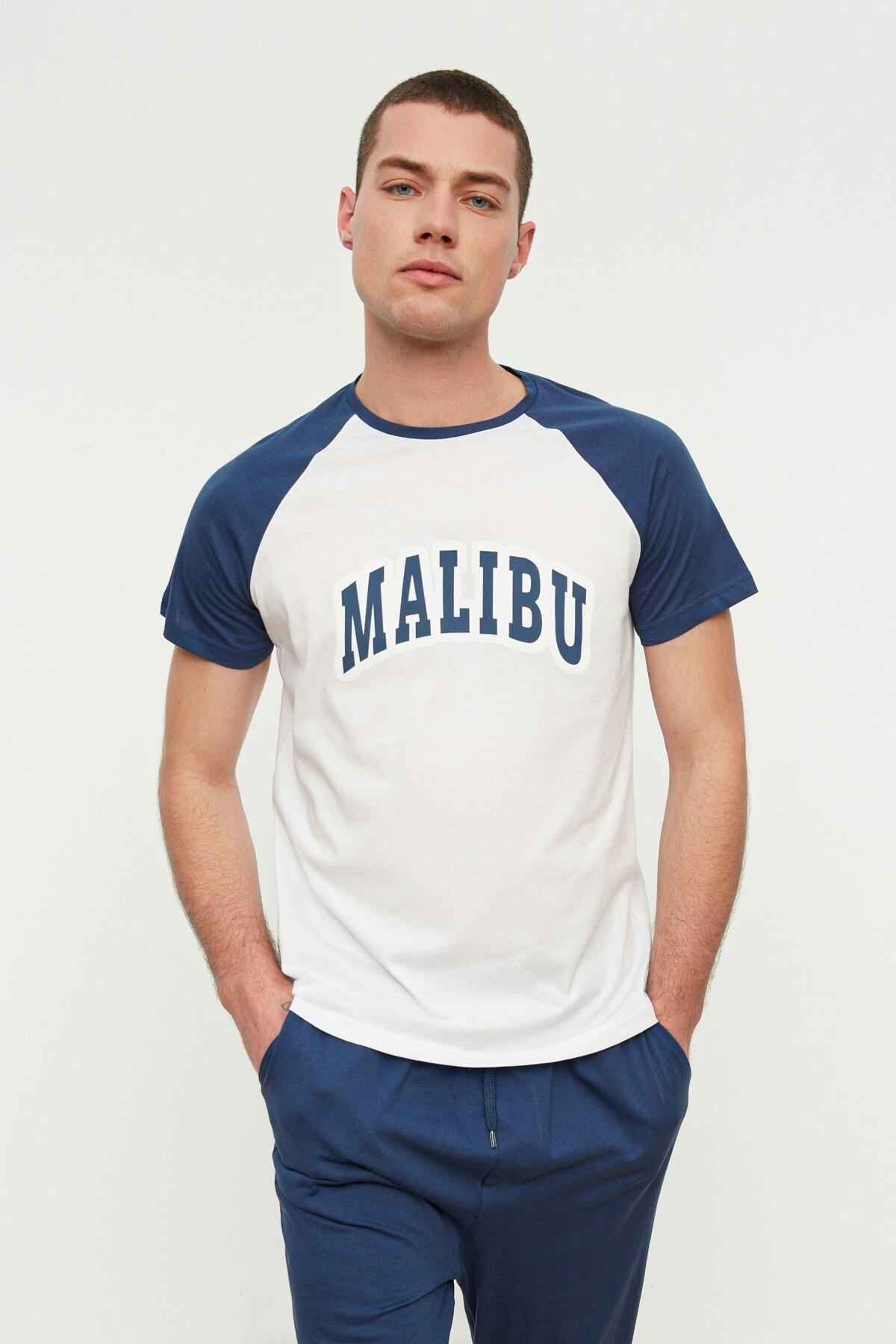 Trendyol - Navy Pyjama Set