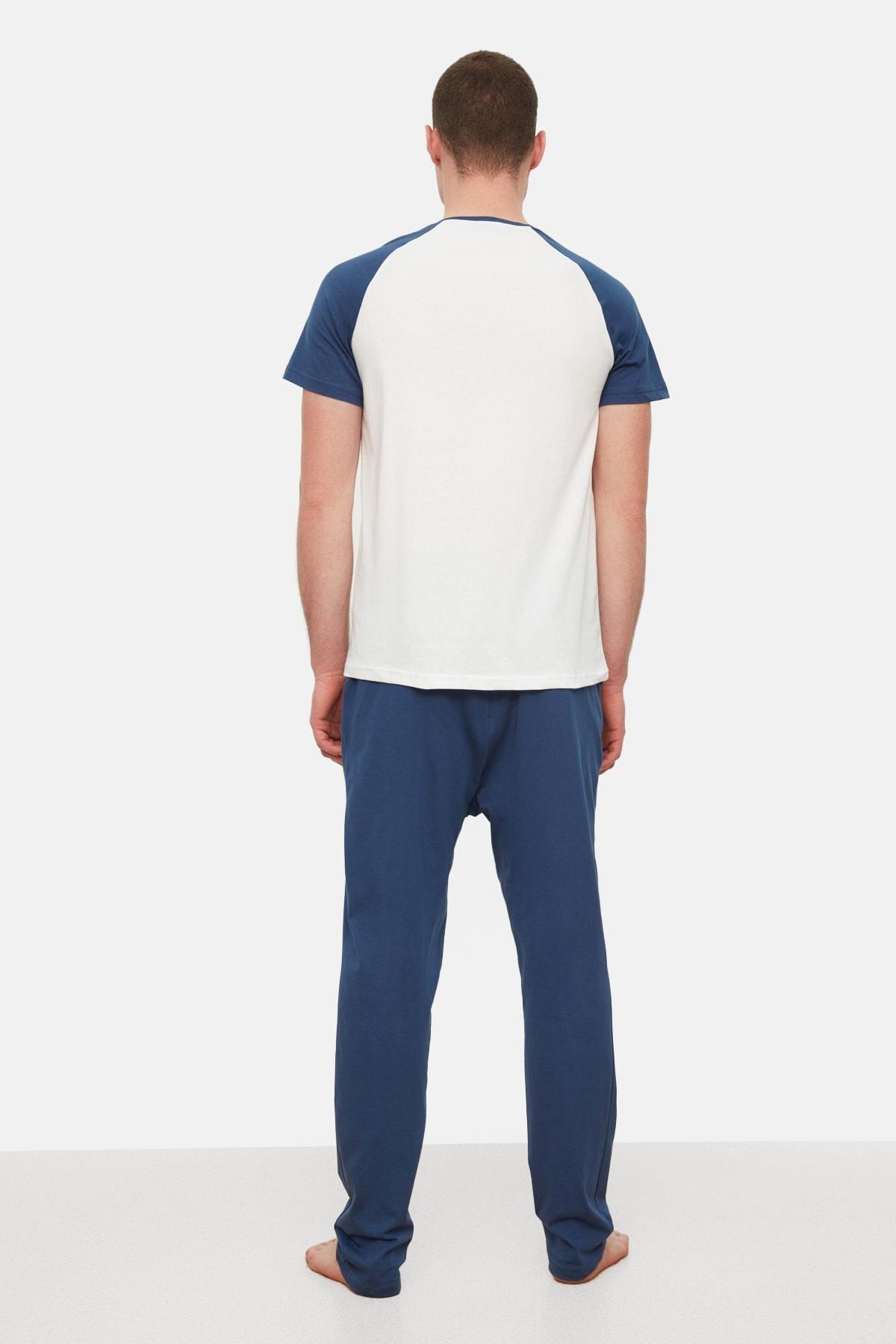 Navy Pyjama Set, , large image number 5