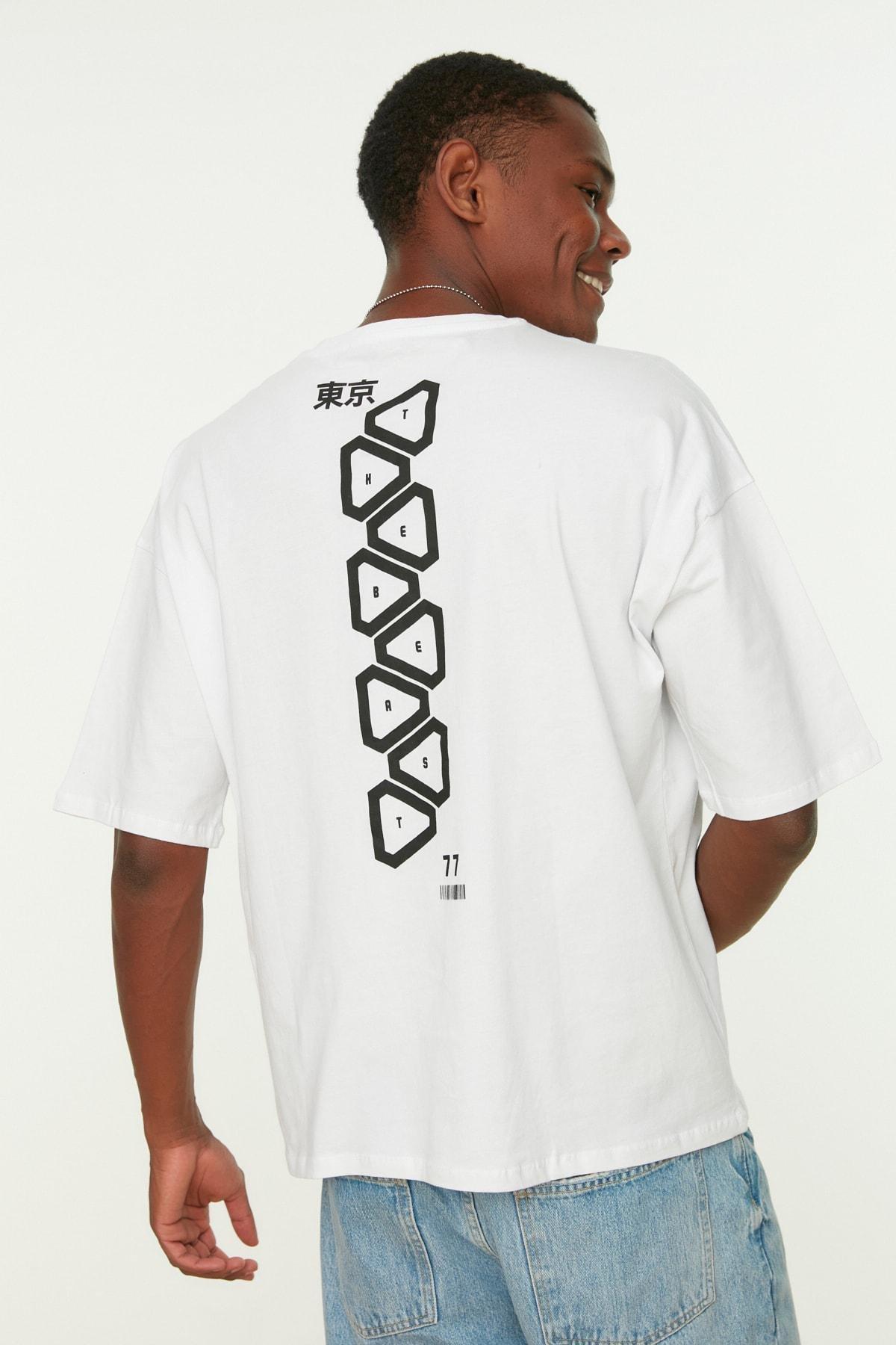 White Fitted Crew Neck Tshirt, , large image number 0