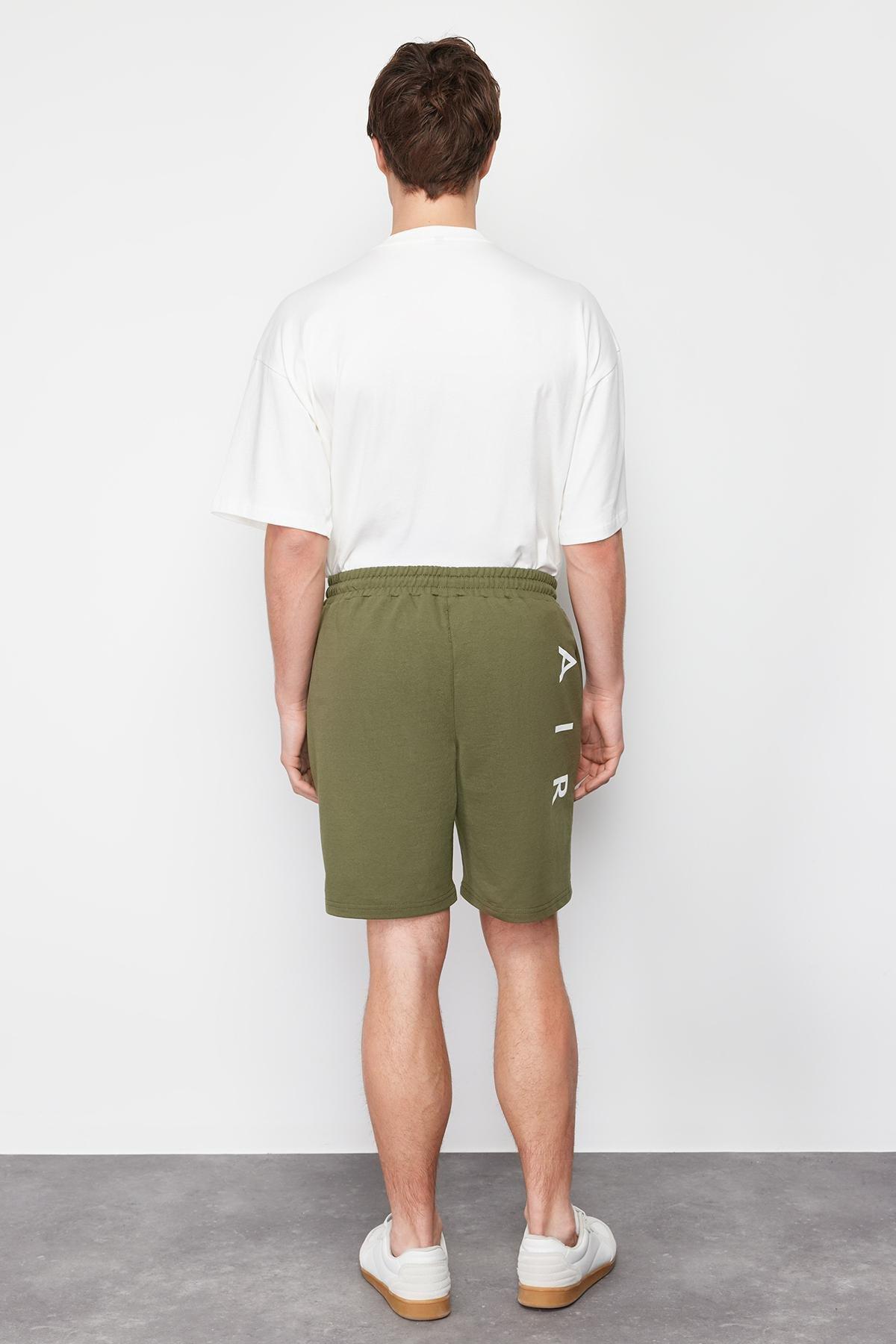 Trendyol - Green Midi Shorts