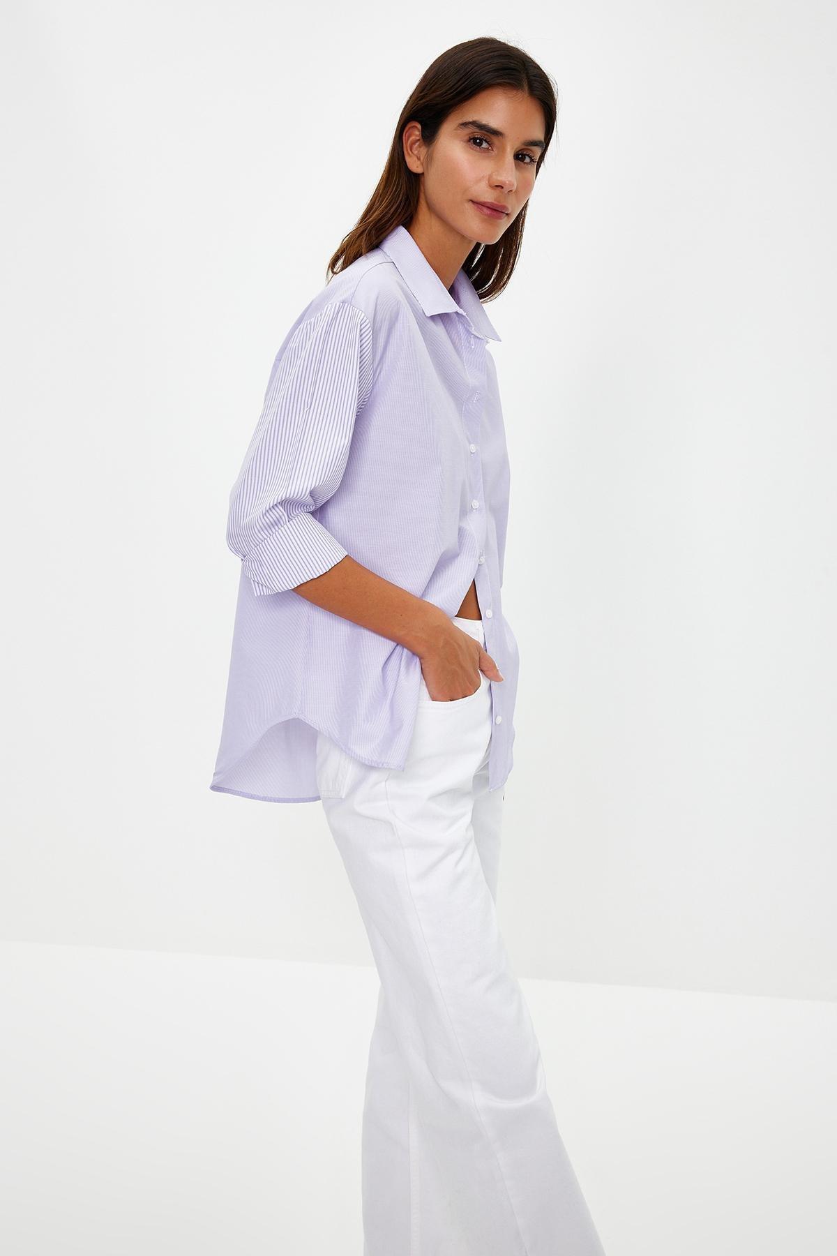 Purple Loose Shirt, , large image number 4