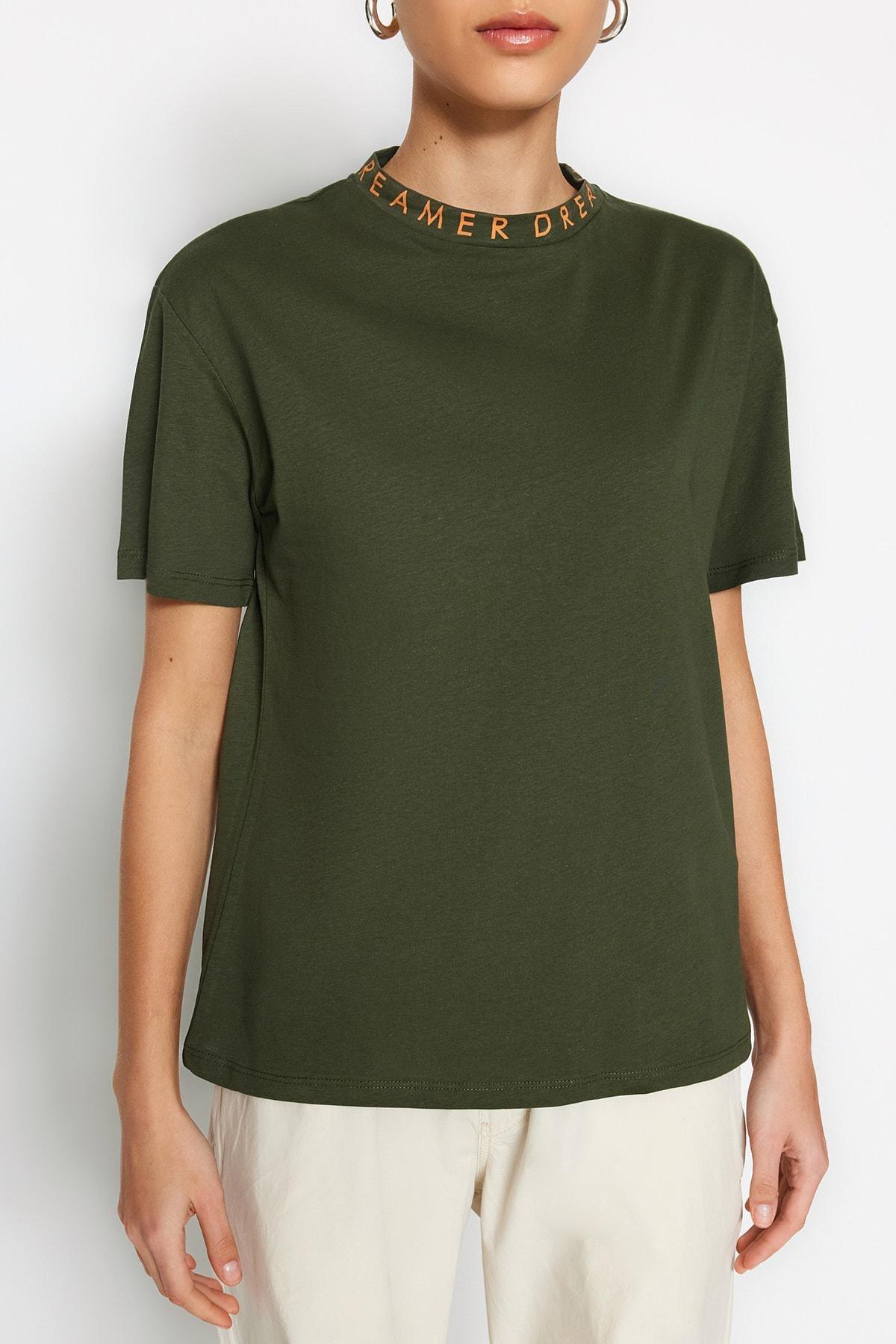 Green Regular Tshirt, , large image number 4