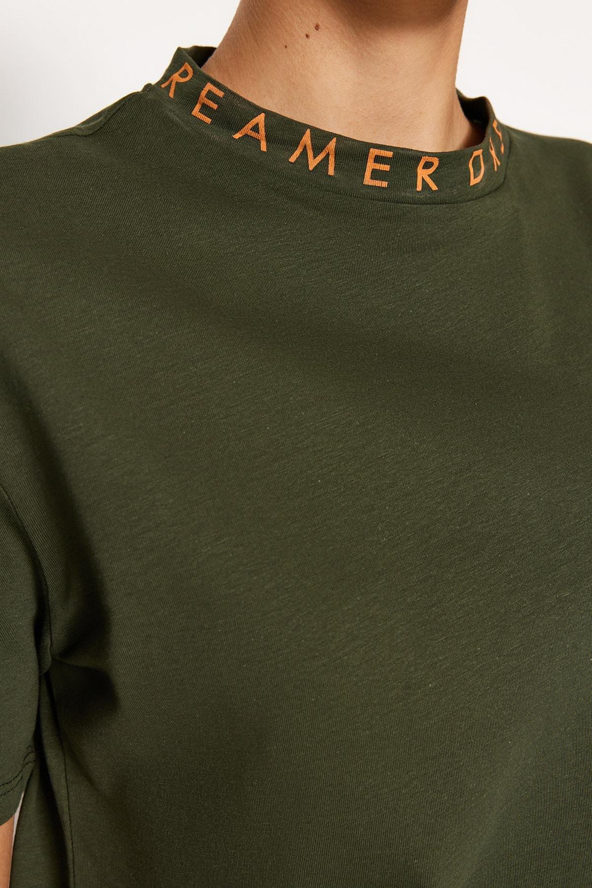 Green Regular Tshirt, , large image number 5