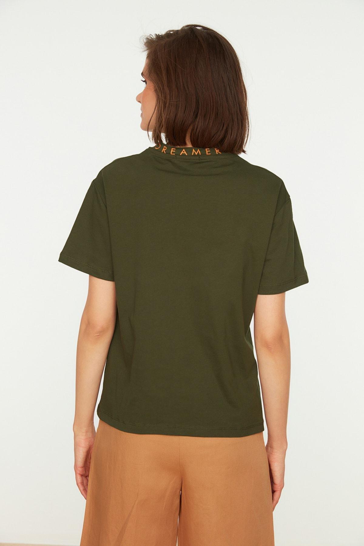 Trendyol - Green Regular Tshirt