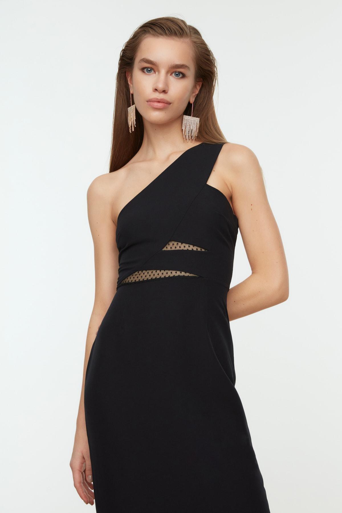 Black Mermaid Occasionwear Maxi Dress, , large image number 2