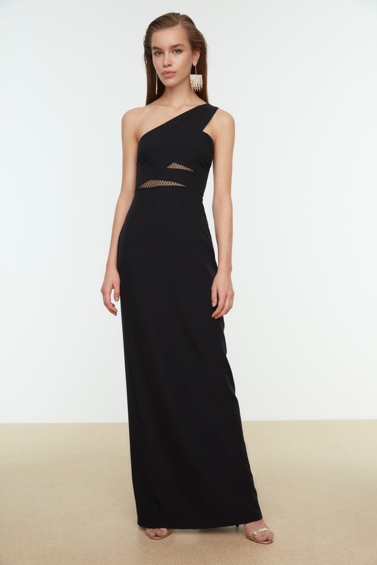 Black Mermaid Occasionwear Maxi Dress, , large image number 4