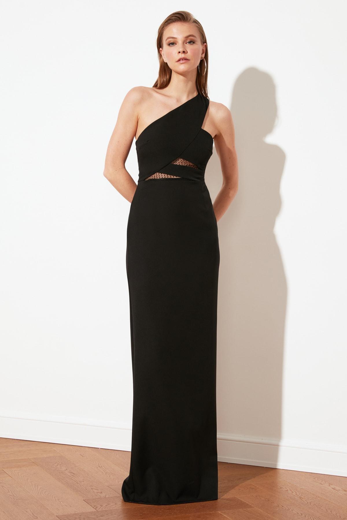 Black Mermaid Occasionwear Maxi Dress, , large image number 6