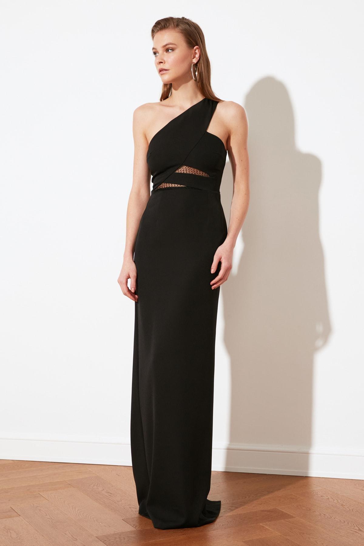 Black Mermaid Occasionwear Maxi Dress, , large image number 7